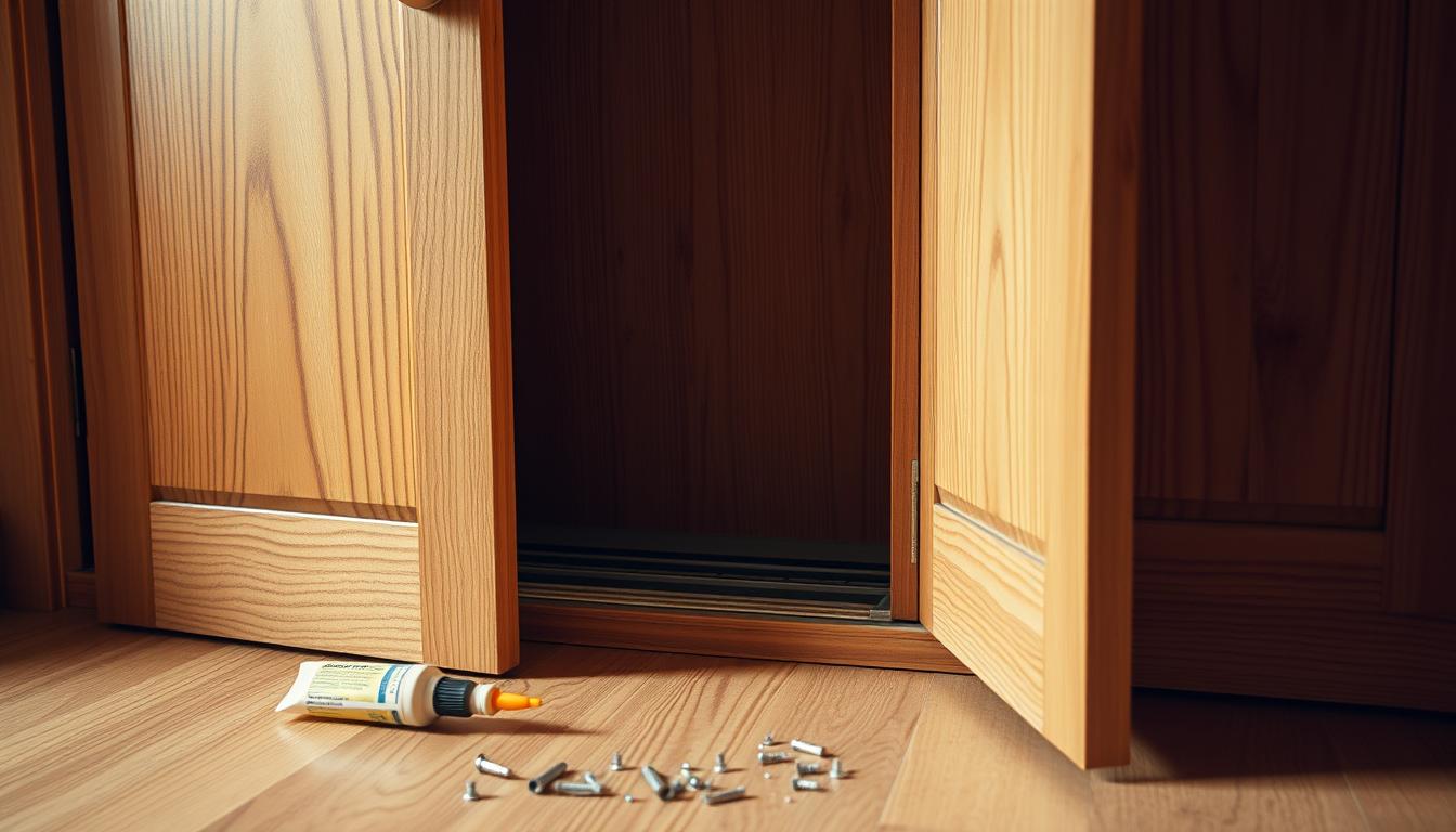 How to Fix a Sliding Wood Closet Door
